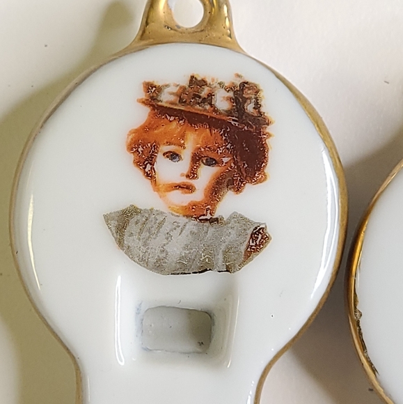 Vintage 19th Century Hand Painted Victorian girl's - Picture 2 of 7